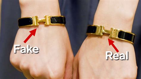 hermes bracelet original vs fake|faux hermes enamel bracelets.